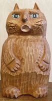 Резьба  Статуэтка котик Марс