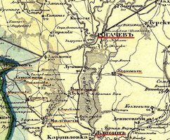 Карта Рогачева